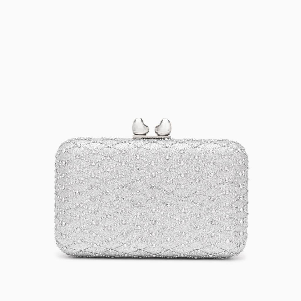 Midnight Lattice Clutch Bag