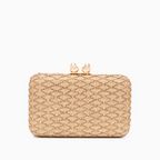 Midnight Lattice Clutch Bag