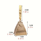 Crystal Pyramid Handbag