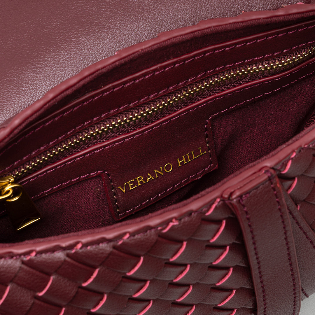 Madelyn Woven Saddle Bag