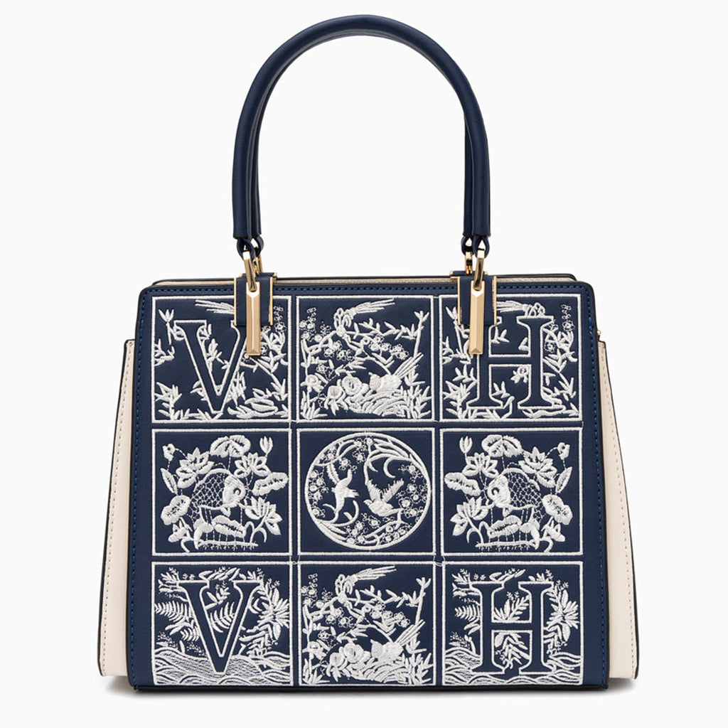 (CS) VH Embroidery Medium Tote Bag