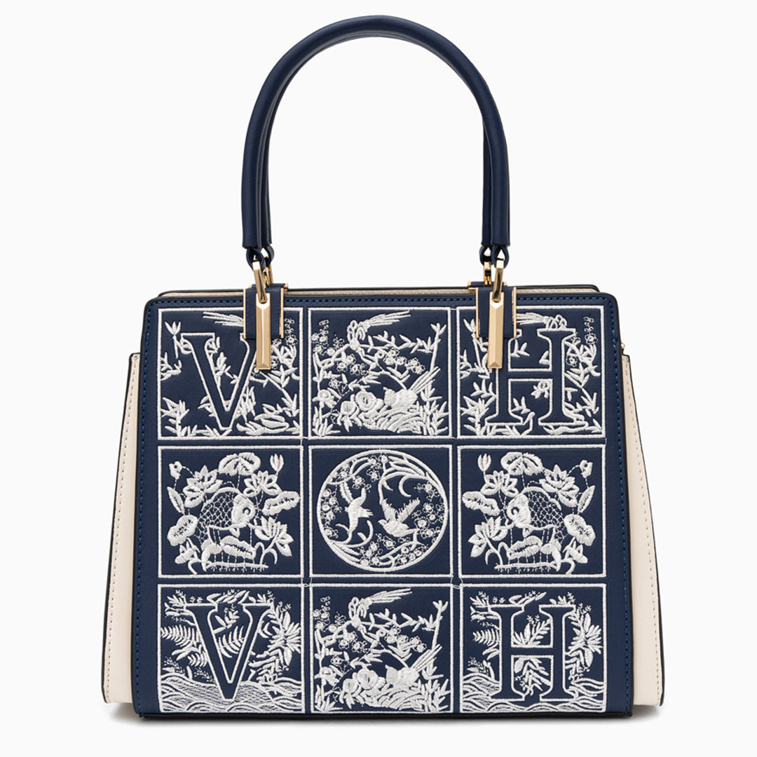 (CS) VH Embroidery Medium Tote Bag