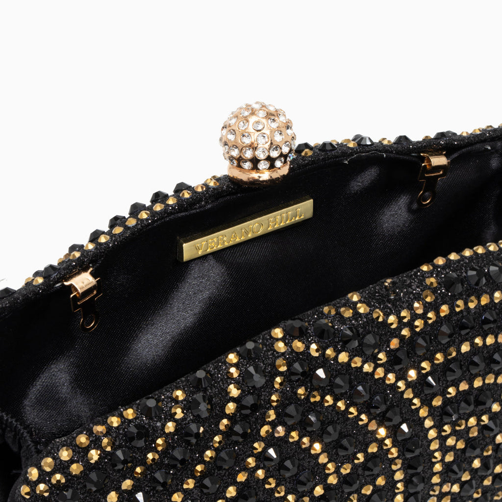 Noire Radiance Clutch Bag
