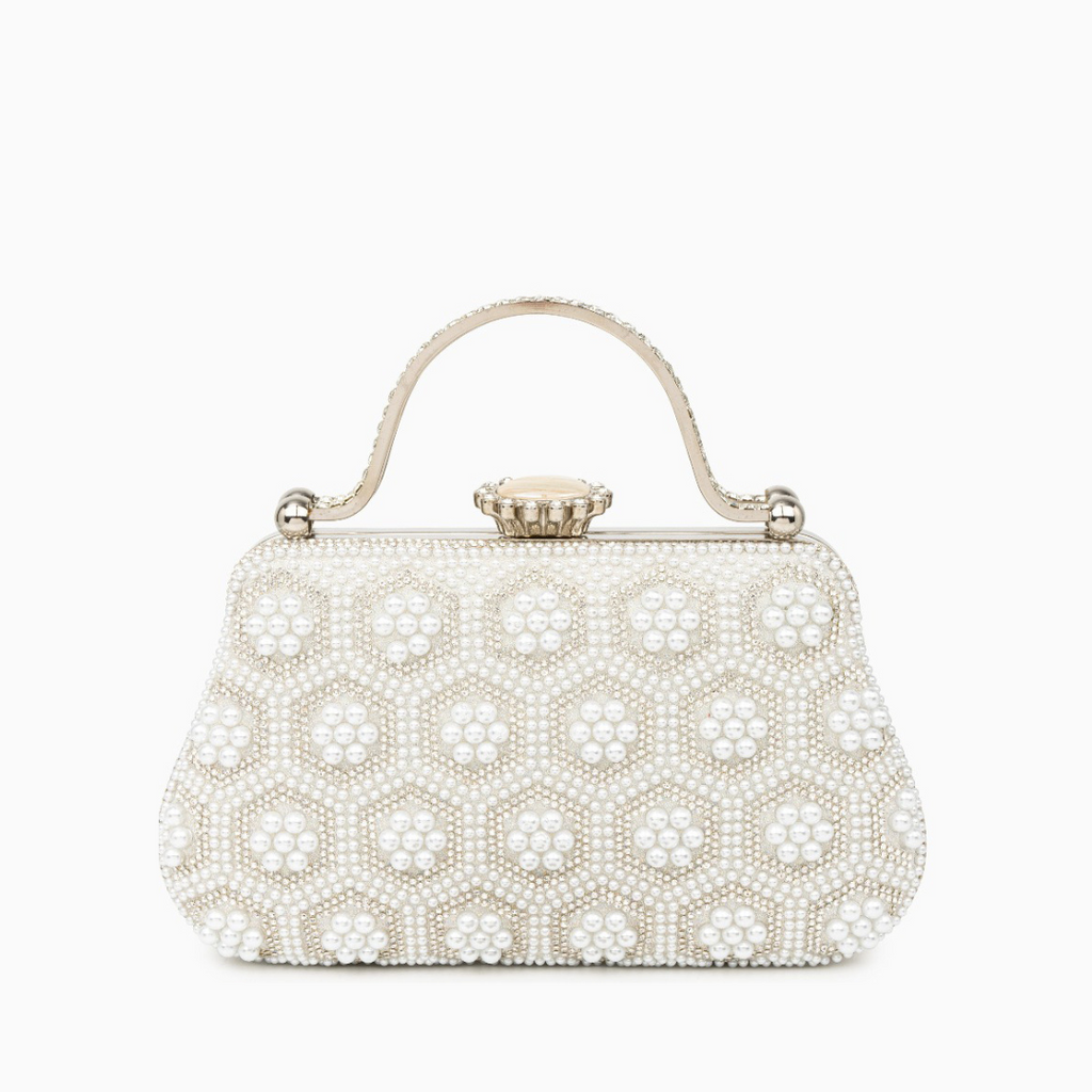 Clarabelle Pearl Clutch Bag