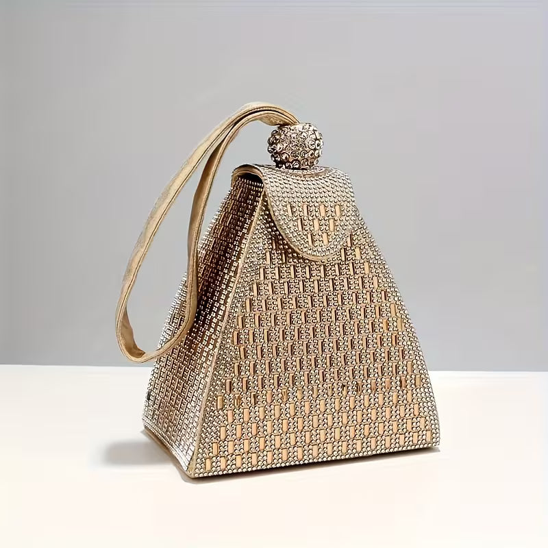 Crystal Pyramid Handbag