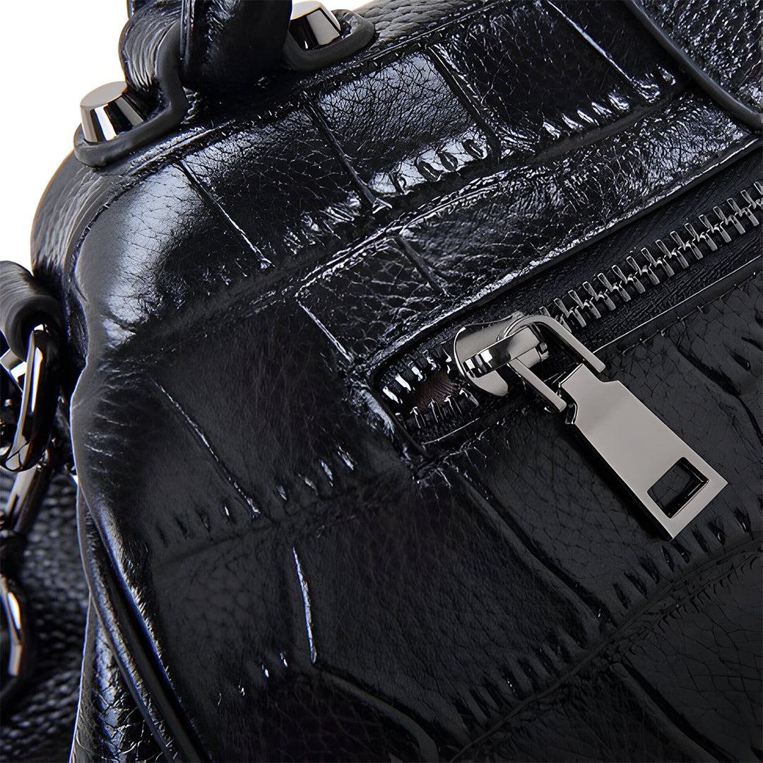Elena Crocodile Handbag