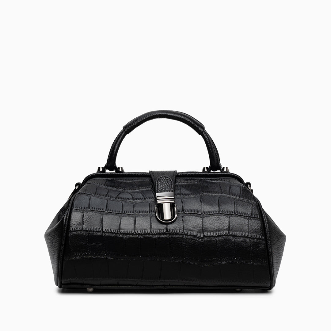 Elena Crocodile Handbag