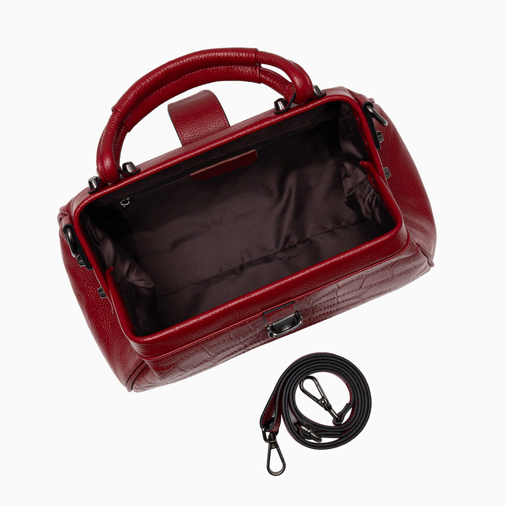 Elena Crocodile Handbag