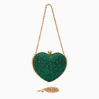 Ana Crystal Heart Crossbody Bag