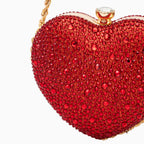 Ana Crystal Heart Crossbody Bag