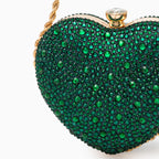 Ana Crystal Heart Crossbody Bag
