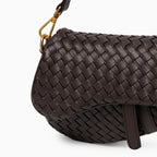 Madelyn Woven Saddle Bag