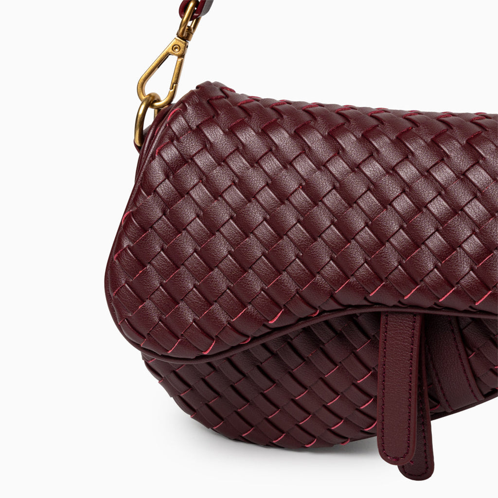 Madelyn Woven Saddle Bag