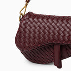Madelyn Woven Saddle Bag