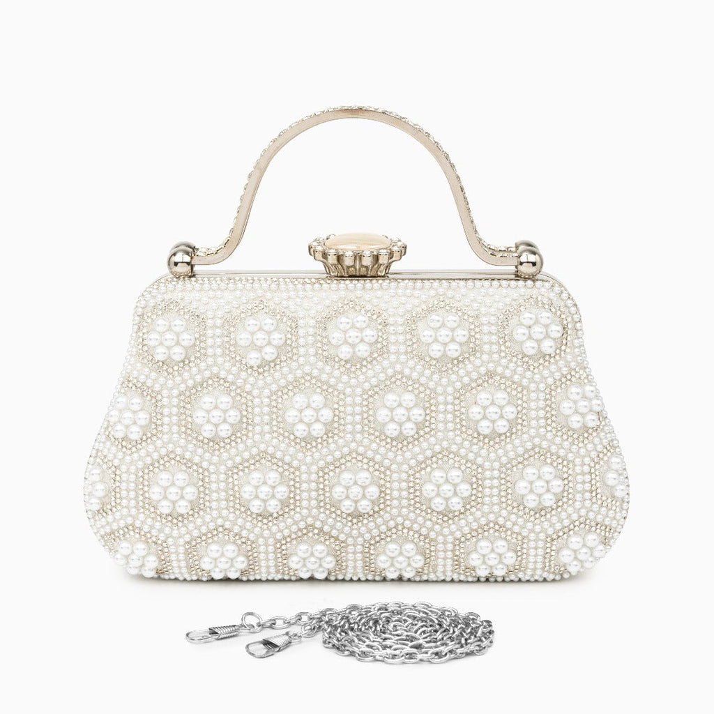 (CS) Clarabelle Pearl Clutch Bag