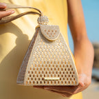 (CS) Crystal Pyramid Handbag