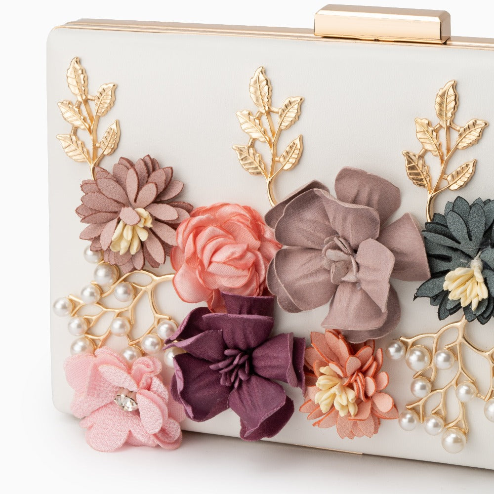 (CS) Juliet Flower Clutch Bag