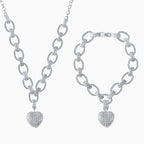 The Hills Heart Pendant Jewelry Set
