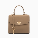 Aubri Structured Leather Handbag