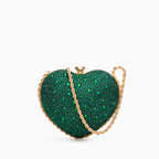 Ana Crystal Heart Crossbody Bag