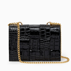 Crocodile Pattern Crossbody Bag