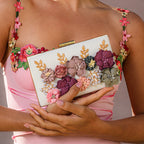 (CS) Juliet Flower Clutch Bag