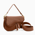 Madelyn Woven Saddle Bag